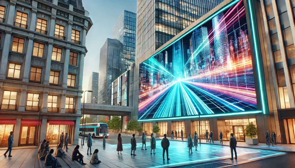تلویزیون شهری سه‌بعدی (3D Outdoor LED Display)