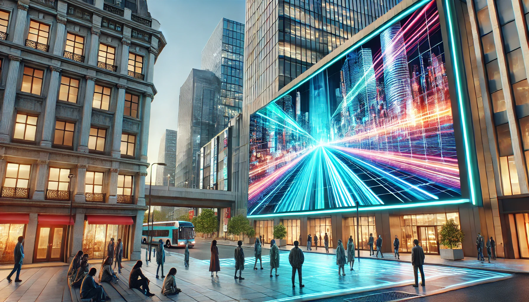 تلویزیون شهری سه‌بعدی (3D Outdoor LED Display)