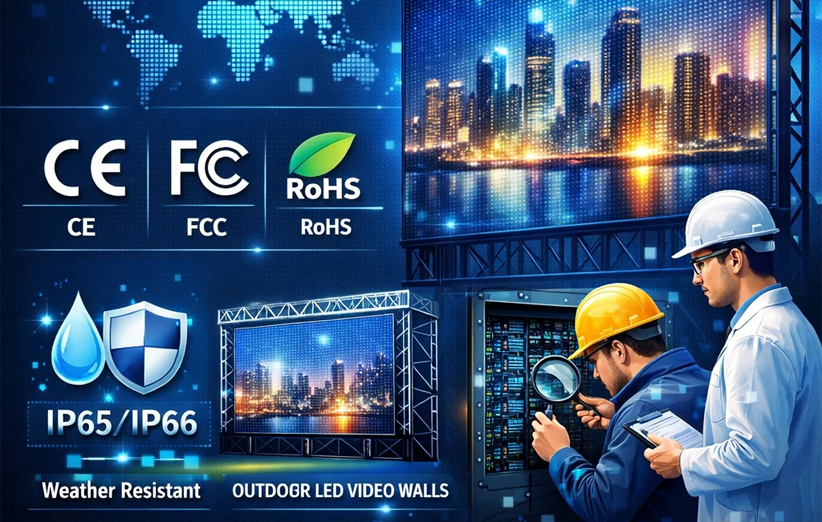 مهم‌ترین استانداردهای جهانی در ساخت و تولید نمایشگرهای LED