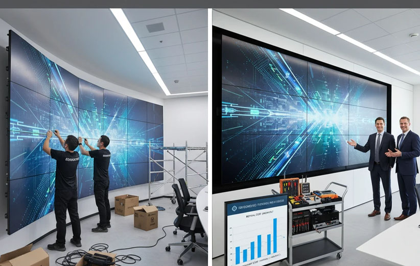 آیا اجاره ویدئو وال از خرید آن به‌صرفه‌تر است؟ بررسی کامل هزینه‌ها