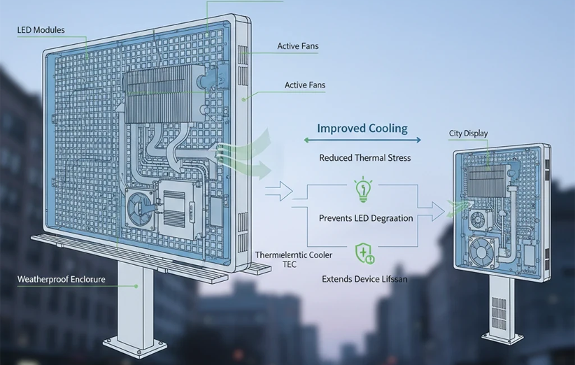 بررسی سیستم‌های خنک‌کننده در تلویزیون‌های شهری و تأثیر آن بر عمر دستگاه